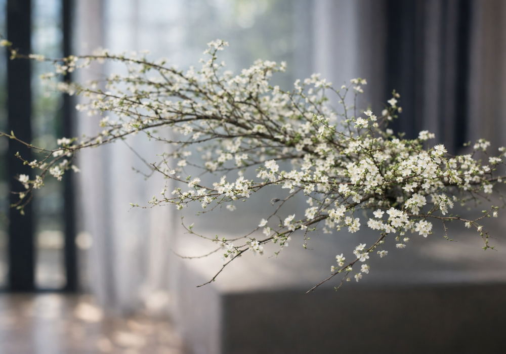 Hoa Tuyết Mai trang trí căn hộ CityHouse hành Kim may mắn