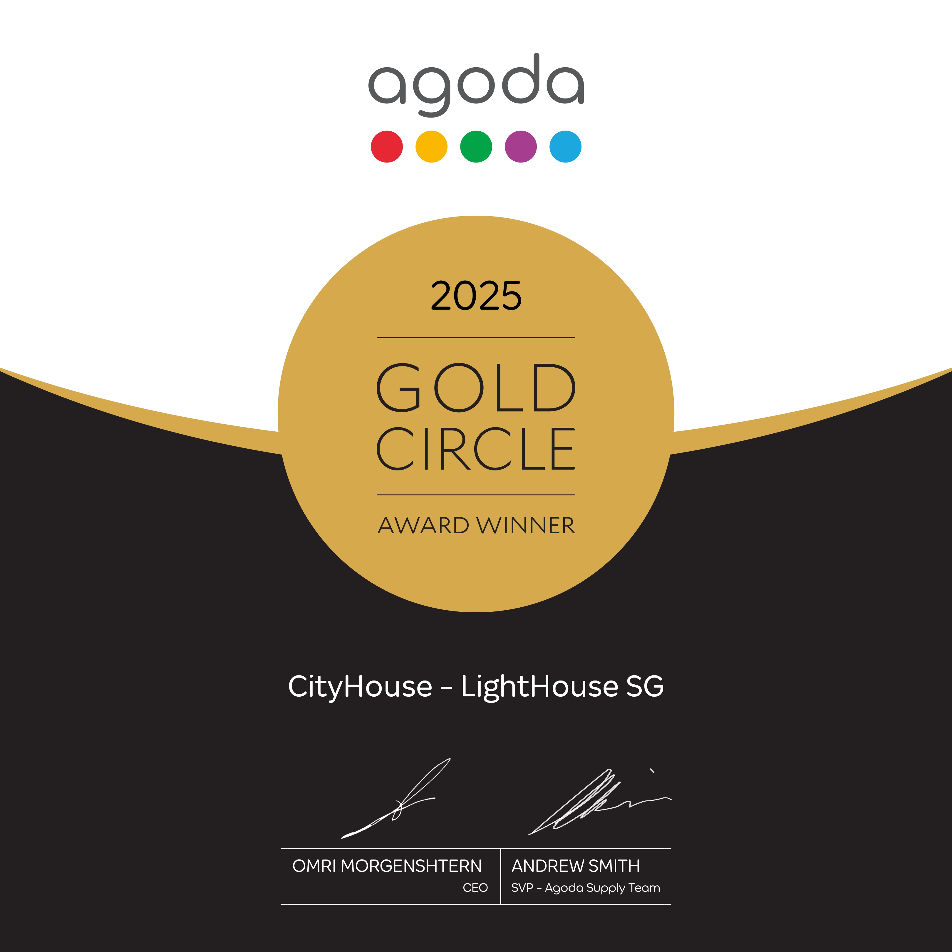 LightHouse Saigon nhận giải thưởng Agoda Gold Circle Award