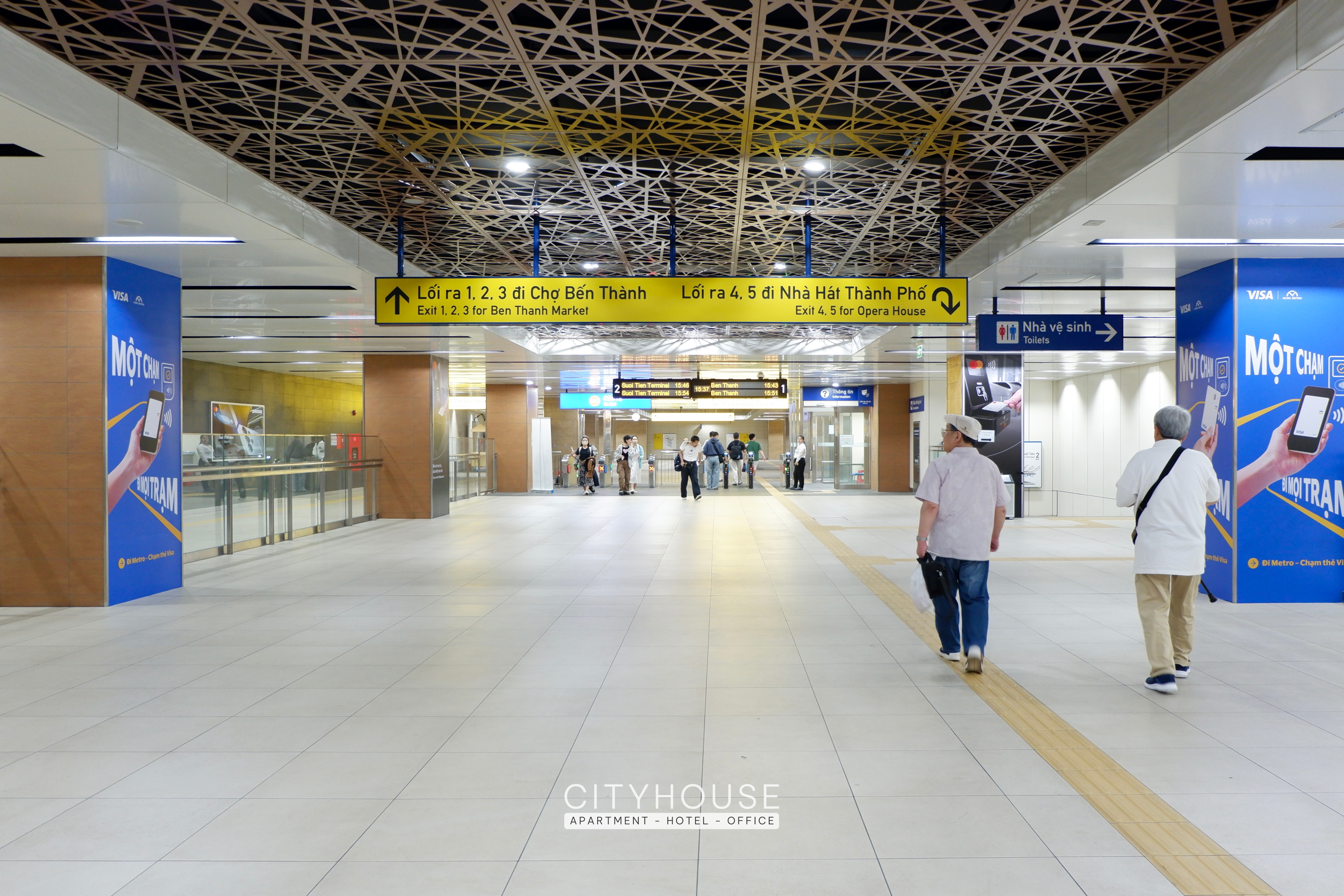 Tuyến Metro số 1 Bến Thành Suối Tiên hoạt động nhộn nhịp