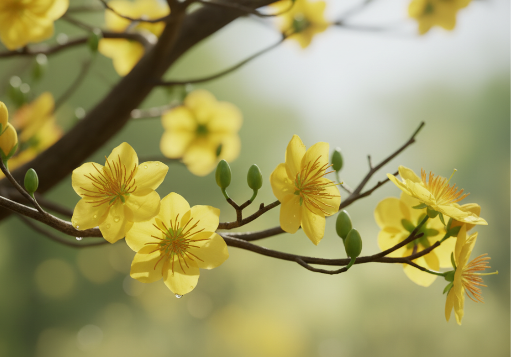 Hoa Mai Hoa Cúc hành Thổ thịnh vượng CityHouse