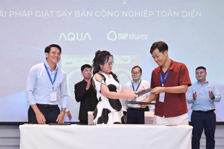 CityHouse Ký Kết Hợp Tác Chiến Lược Với OMP Alliance & Aqua Việt Nam – Nâng Tầm Dịch Vụ Giặt Sấy Cao Cấp