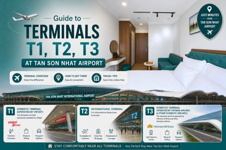 CityHouse: Cẩm Nang Di Chuyển Nhà Ga T1, T2, T3 Tân Sơn Nhất
